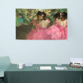 Edgar Degas - Tänzer in Rosa Banner (Messeveranstaltung)