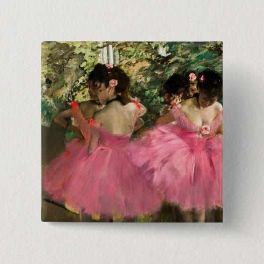 Edgar Degas - Tänzer in Rosa Button (Vorderseite)
