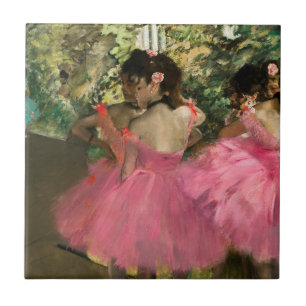Edgar Degas - Tänzer in Rosa Fliese
