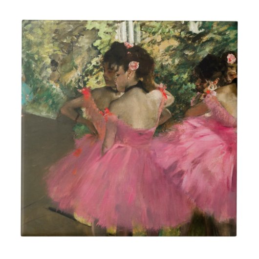Edgar Degas - Tänzer in Rosa Fliese (Vorderseite)