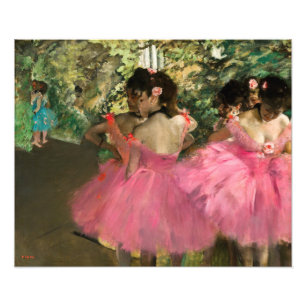 Edgar Degas - Tänzer in Rosa Fotodruck