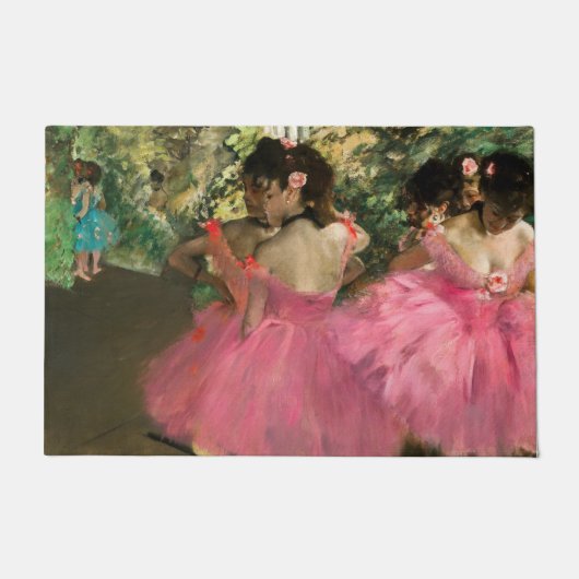 Edgar Degas - Tänzer in Rosa Fußmatte (Vorderseite)