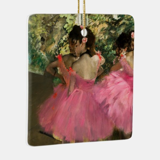 Edgar Degas - Tänzer in Rosa Keramikornament (Rechts)