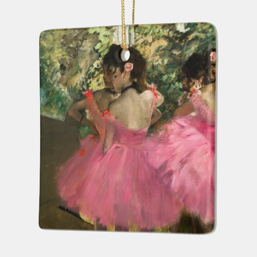 Edgar Degas - Tänzer in Rosa Keramikornament (Links)