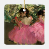 Edgar Degas - Tänzer in Rosa Keramikornament (Rückseite)