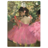 Edgar Degas - Tänzer in Rosa Klemmbrett (Rückseite)