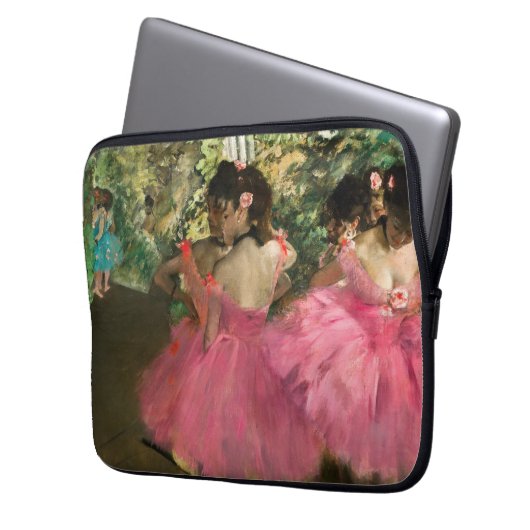 Edgar Degas - Tänzer in Rosa Laptopschutzhülle (Vorderseite Links)