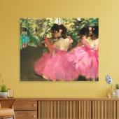 Edgar Degas - Tänzer in Rosa Leinwanddruck (Insitu (Wohnzimmer))