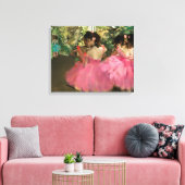 Edgar Degas - Tänzer in Rosa Leinwanddruck (Insitu (Wohnzimmer))