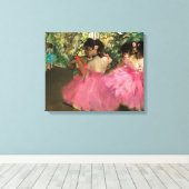 Edgar Degas - Tänzer in Rosa Leinwanddruck (Insitu (Holzboden))