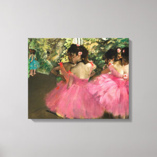 Edgar Degas - Tänzer in Rosa Leinwanddruck