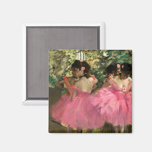 Edgar Degas - Tänzer in Rosa Magnet (Vorderseite/Rückseite)