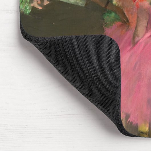 Edgar Degas - Tänzer in Rosa Mousepad (Ecke)