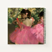 Edgar Degas - Tänzer in Rosa Notizblock (Rückseite)