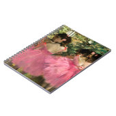 Edgar Degas - Tänzer in Rosa Notizblock (Linke Seite)