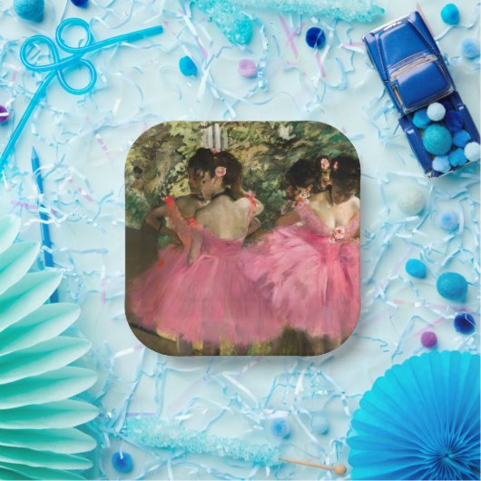 Edgar Degas - Tänzer in Rosa Pappteller (Party)