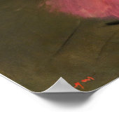 Edgar Degas - Tänzer in Rosa Poster (Ecke)