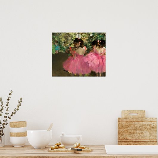 Edgar Degas - Tänzer in Rosa Poster (Küche)