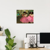 Edgar Degas - Tänzer in Rosa Poster (Heimbüro)