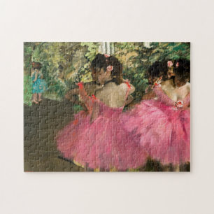 Edgar Degas - Tänzer in Rosa Puzzle