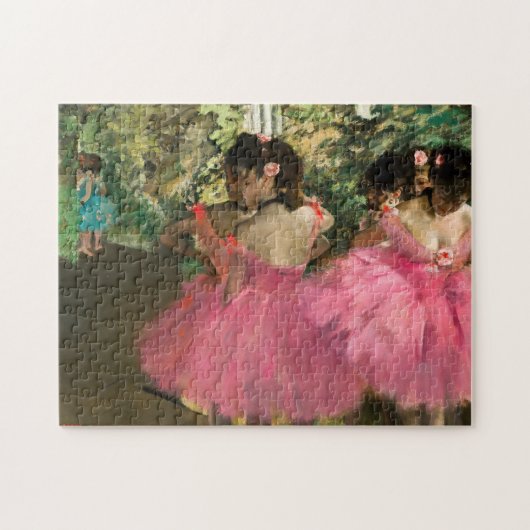 Edgar Degas - Tänzer in Rosa Puzzle (Horizontal)
