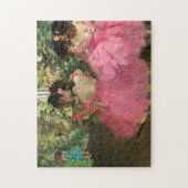 Edgar Degas - Tänzer in Rosa Puzzle (Vertikal)