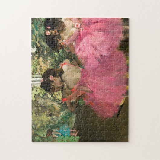 Edgar Degas - Tänzer in Rosa Puzzle (Vertikal)