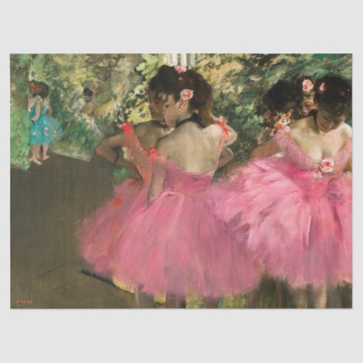 Edgar Degas - Tänzer in Rosa Seidenpapier (Vorderseite)
