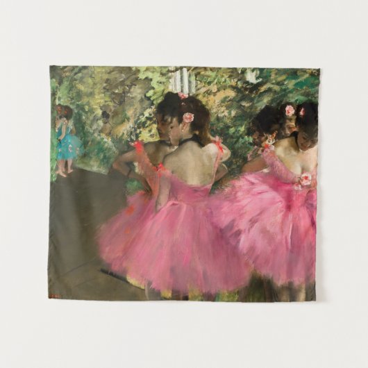 Edgar Degas - Tänzer in Rosa Wandteppich (Vorderseite (Horizontal))