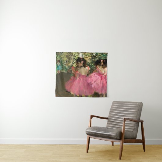 Edgar Degas - Tänzer in Rosa Wandteppich (Beispiel (Horizontal))