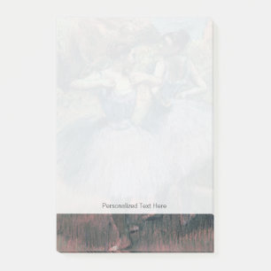 Edgar Degas  Tänzer in Violet Post-it Klebezettel