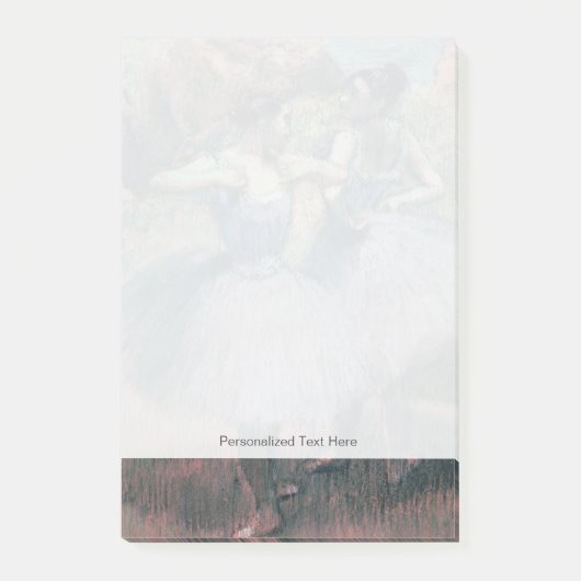 Edgar Degas| Tänzer in Violet Post-it Klebezettel (Vorderseite)