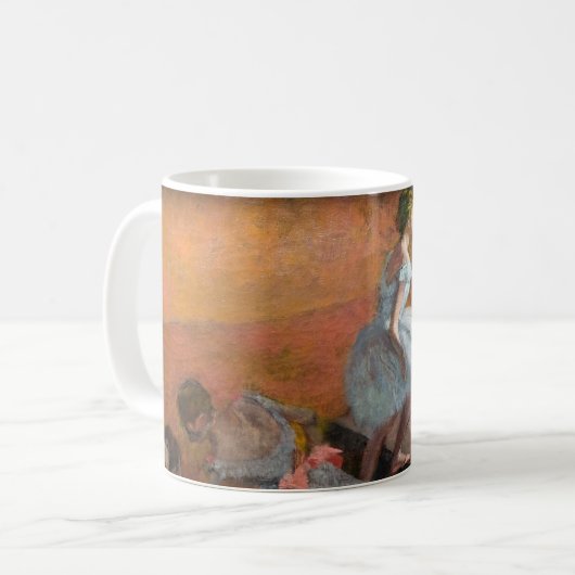 Edgar Degas - Tänzer Klettern auf einer Treppe Kaffeetasse (Vorderseite Links)