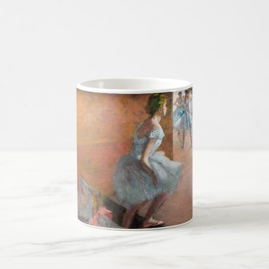 Edgar Degas - Tänzer Klettern auf einer Treppe Kaffeetasse (Mittel)