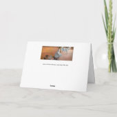 Edgar Degas - Tänzer Klettern auf einer Treppe Karte (Rückseite)