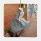 Edgar Degas - Tänzer Klettern auf einer Treppe Keramikornament (Rückseite)