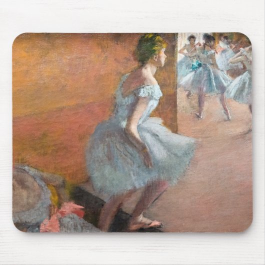 Edgar Degas - Tänzer Klettern auf einer Treppe Mousepad (Vorne)