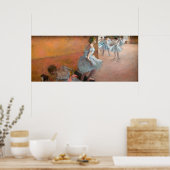Edgar Degas - Tänzer Klettern auf einer Treppe Poster (Küche)