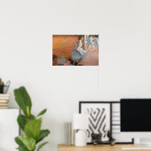 Edgar Degas - Tänzer Klettern auf einer Treppe Poster (Heimbüro)