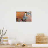 Edgar Degas - Tänzer Klettern auf einer Treppe Poster (Küche)