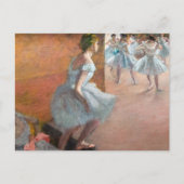 Edgar Degas - Tänzer Klettern auf einer Treppe Postkarte (Vorderseite)