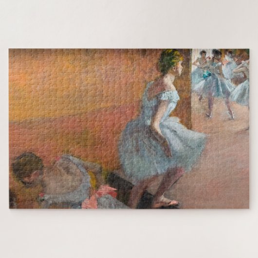 Edgar Degas - Tänzer Klettern auf einer Treppe Puzzle (Horizontal)