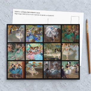 Edgar Degas - Tänzer Meisterwerk Auswahl Postkarte