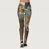Edgar Degas - Tänzer mit Bouquet, Bowing auf Bühne Leggings (Rückseite)
