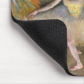 Edgar Degas - Tänzer mit Bouquet, Bowing auf Bühne Mousepad (Ecke)