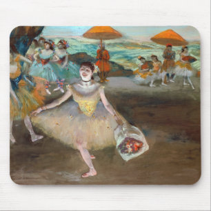 Edgar Degas - Tänzer mit Bouquet, Bowing auf Bühne Mousepad