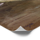 Edgar Degas - Tänzer mit Bouquet, Bowing auf Bühne Poster (Ecke)