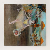 Edgar Degas - Tänzer mit Bouquet, Bowing auf Bühne Puzzle (Horizontal)