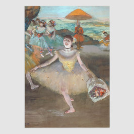 Edgar Degas - Tänzer mit Bouquet, Bowing auf Bühne Seidenpapier