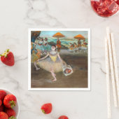 Edgar Degas - Tänzer mit Bouquet, Bowing auf Bühne Serviette (Beispiel)